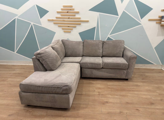Gray small sectional